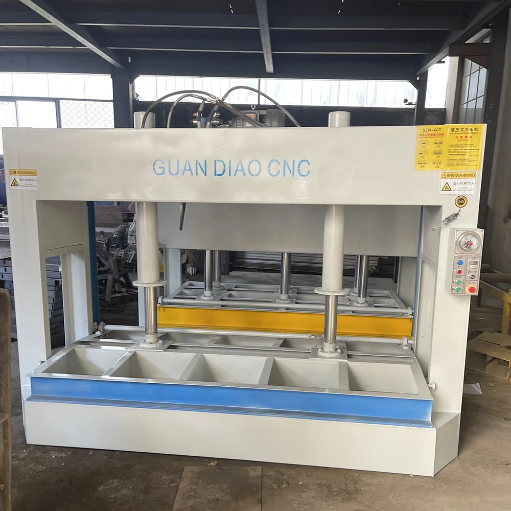 Hydraulic MDF Board Plywood Laminating Cold Press Machine  Veneer Door Press Wood Cold Press Machine