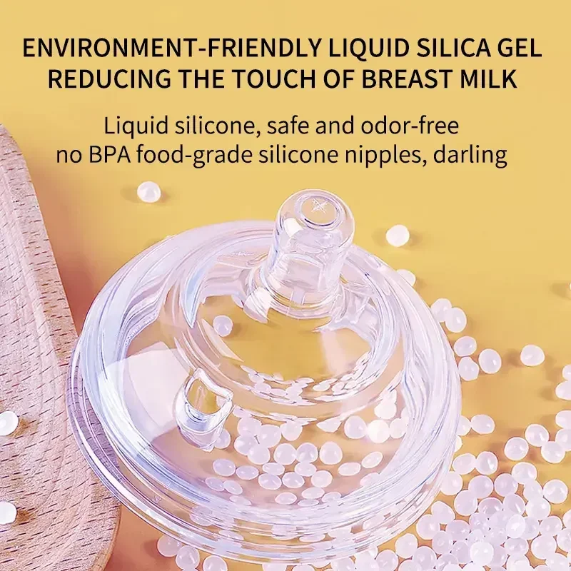 Factory Price Baby Feeding Bottle Food Grade Anti Germ Silicone Breast Milk Bottle BPA Free Baby Bottles Soft 150ml 250ml