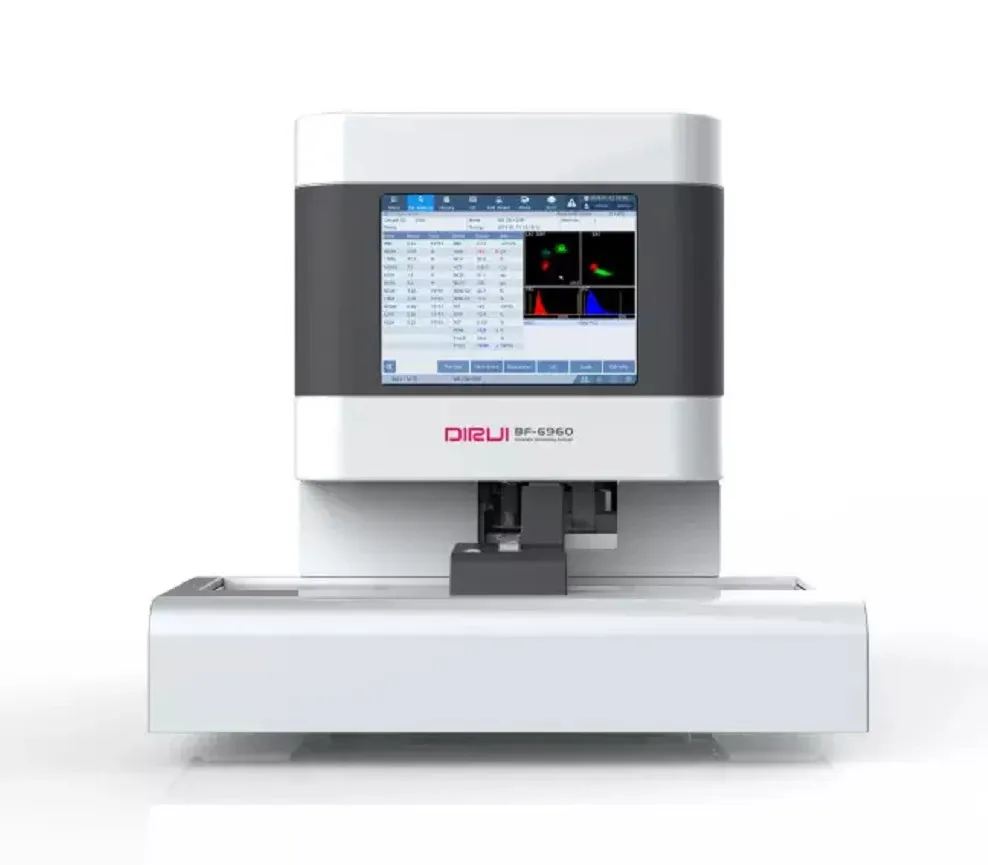 Dirui 5 Part Auto Hematology analyzer Double Channel blood Test Analyzer BF-6900CRP Automatic Hematology Analyzer
