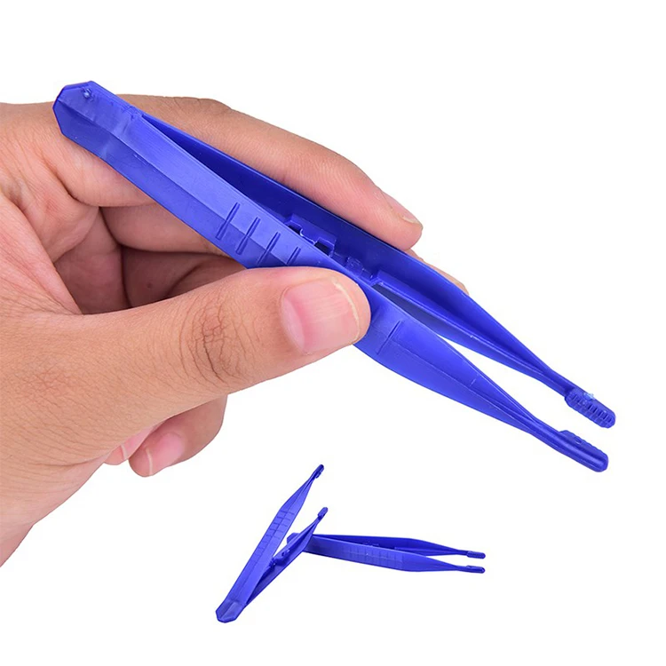 High Quality Safe And Healthy Medical Medical Equipment Disposable Plastic  Tweezer Dressing Forcpes
