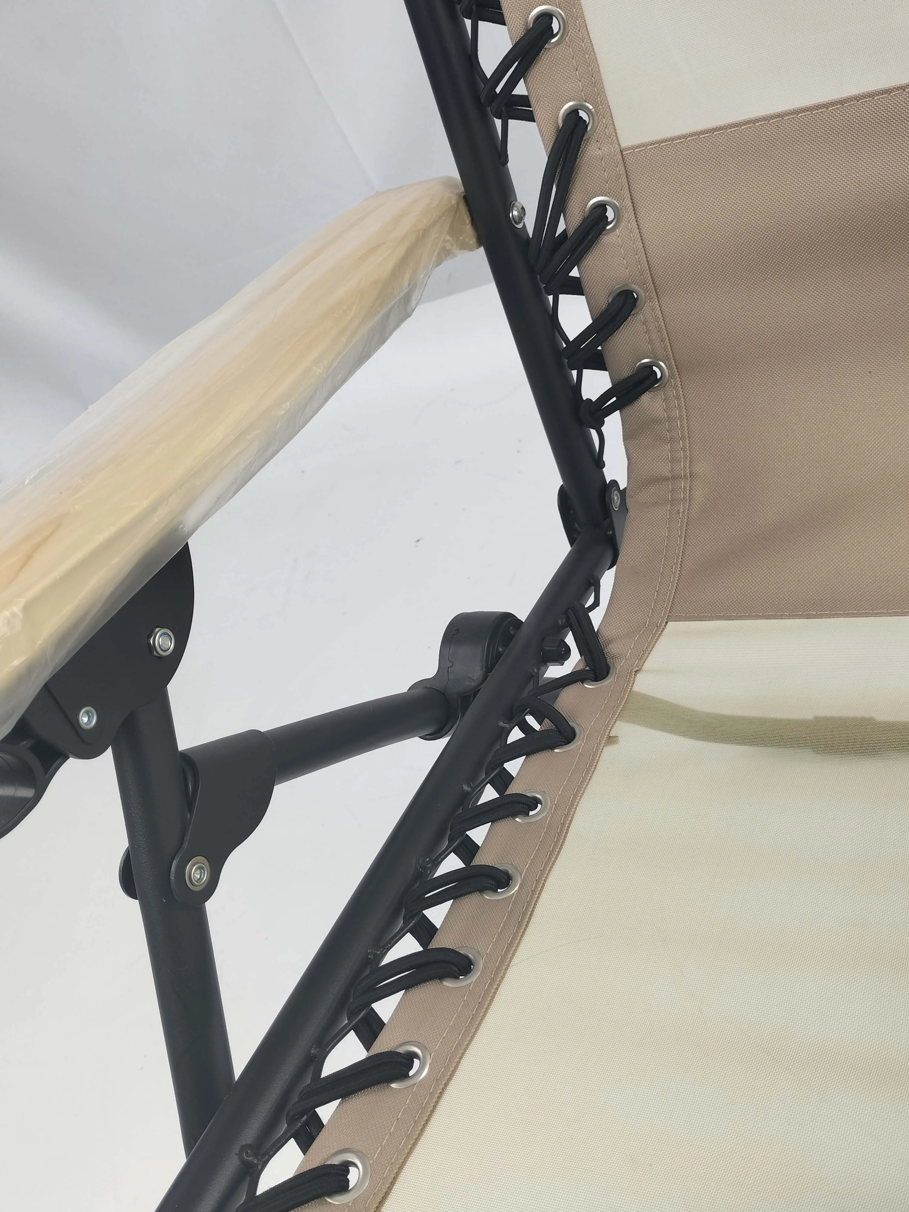 Zero Gravity Reclining Beach Lounge Chairs Set 2 Matching Table Pillows Outdoor Garden Patio Furniture Fabric Living Room Park