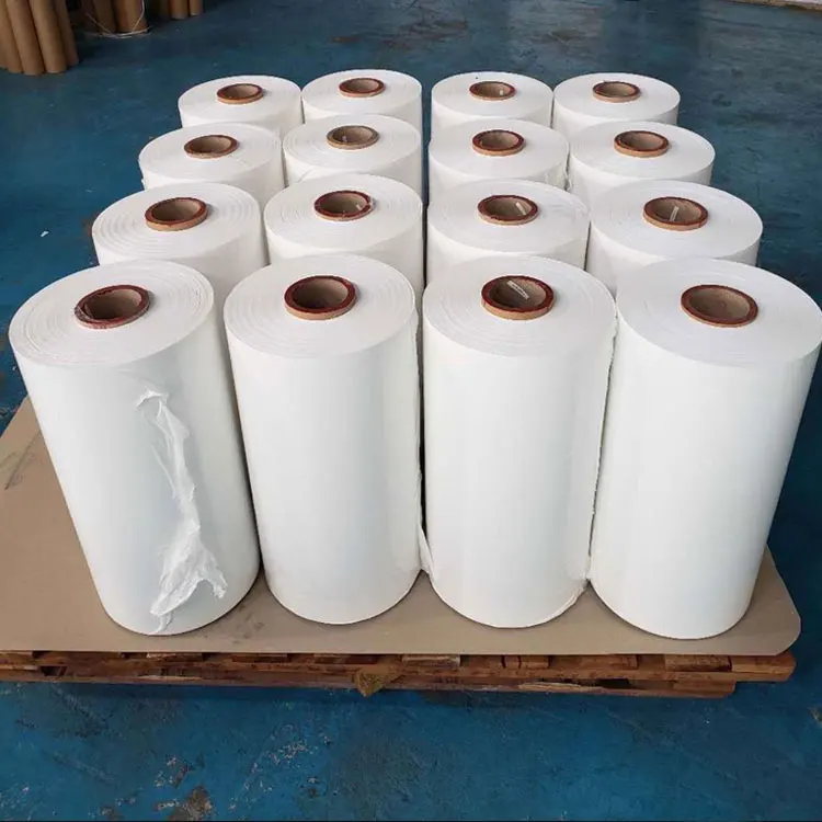 Green and white 500 mm 750 mm LDPE  Plastic Hay Bale Wrap Silage wrap Film For grass Agriculture