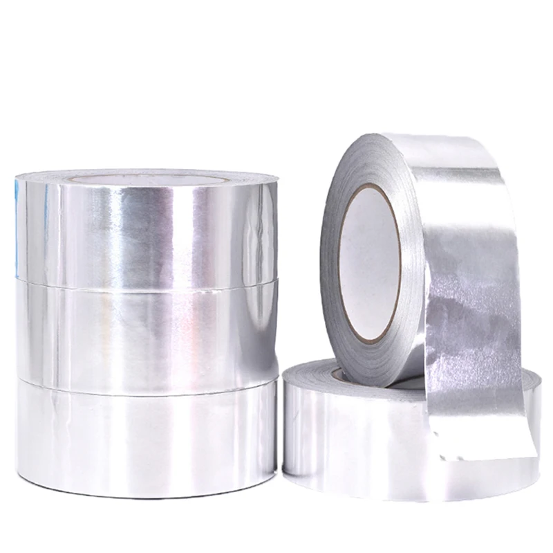Yongsheng Factory Price Heat Insulation HVAC Fireproof Ductility Hydrophilic Air Conditioning Foil Tape Aluminum Foil Tape