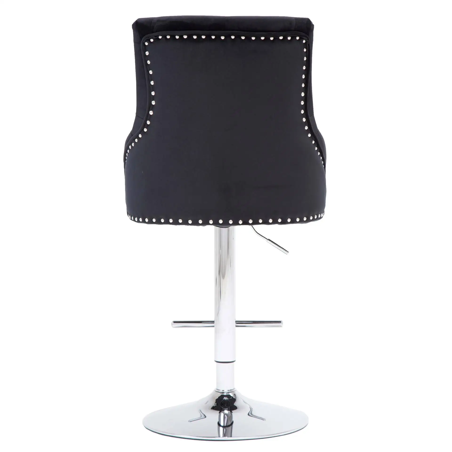 2024 New Hot Sales Modern Bar Stools With Arms Black Velvet Chairs