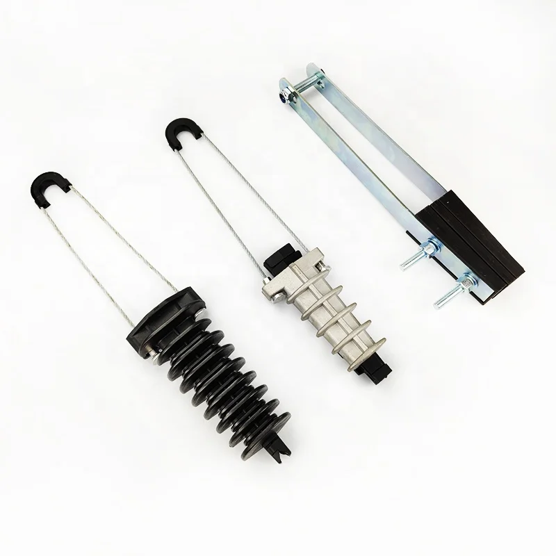 Overhead Power Line Accessory Plastic Wedge Type Electric Dead End Cable tension Clamps
