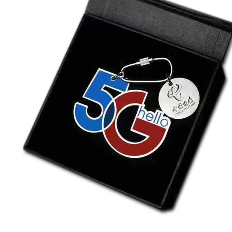 Metal swing badge brooch custom soft enamel emblem golden plated pins