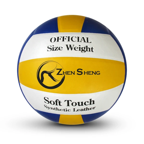 Zhensheng China Manufacturer Custom Soft Touch Volleyball Microfiber Size 5 Indoor and Outdoor Volleyball Ball for Sales Season