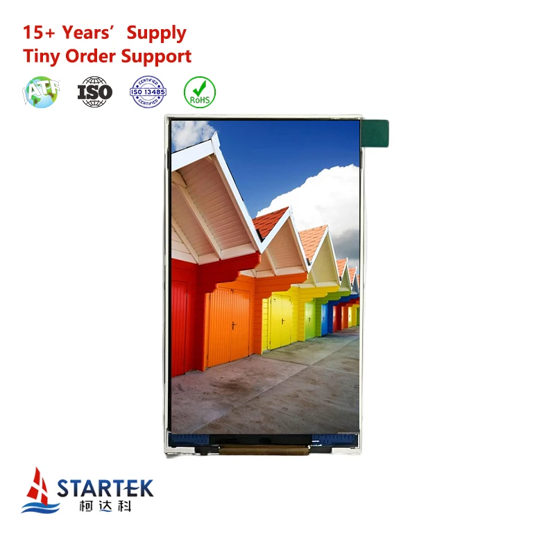 4' 4 Inch 480x800 Resolution LVDS Interface ST7701S Driver IC IPS TFT LCD Display Module