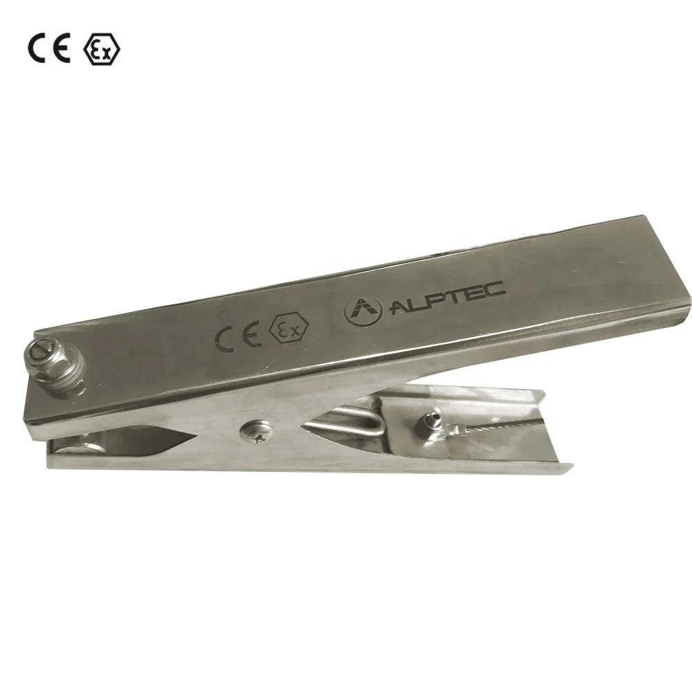 Heavy duty static grounding clamp