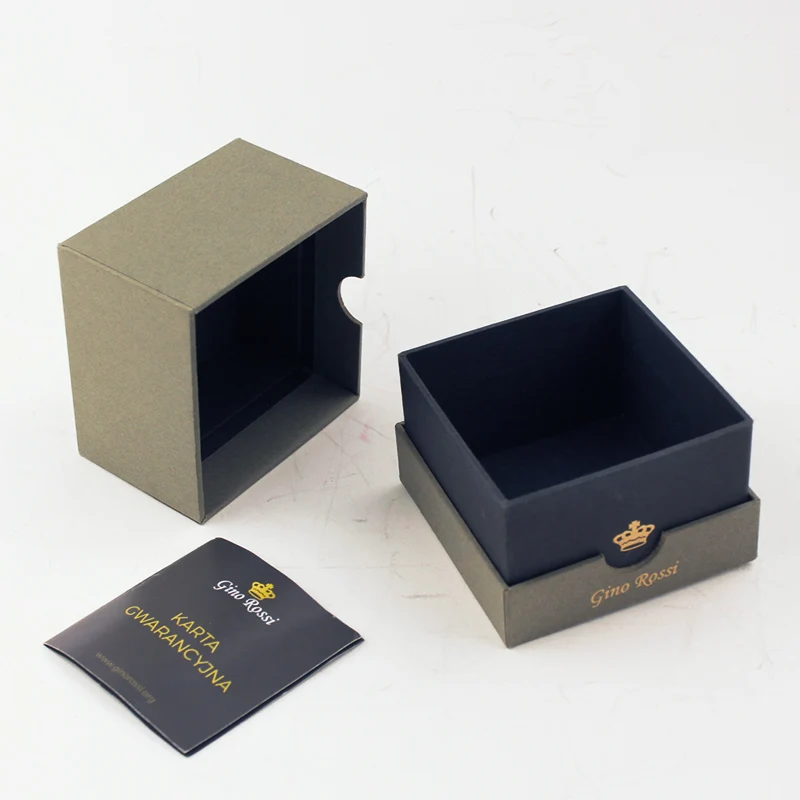 Recycled Luxury Creative Watch Packaging Paper Gift Box With Pillow Insert