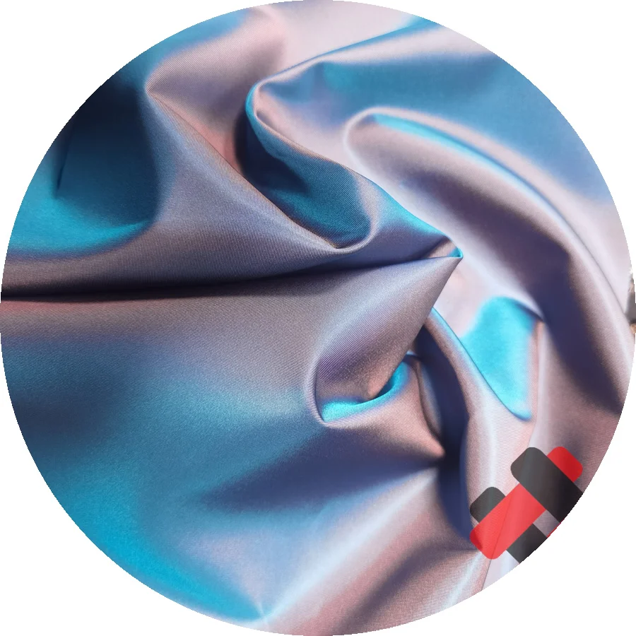 two tone nylon polyester twill chameleon fabric for jacket