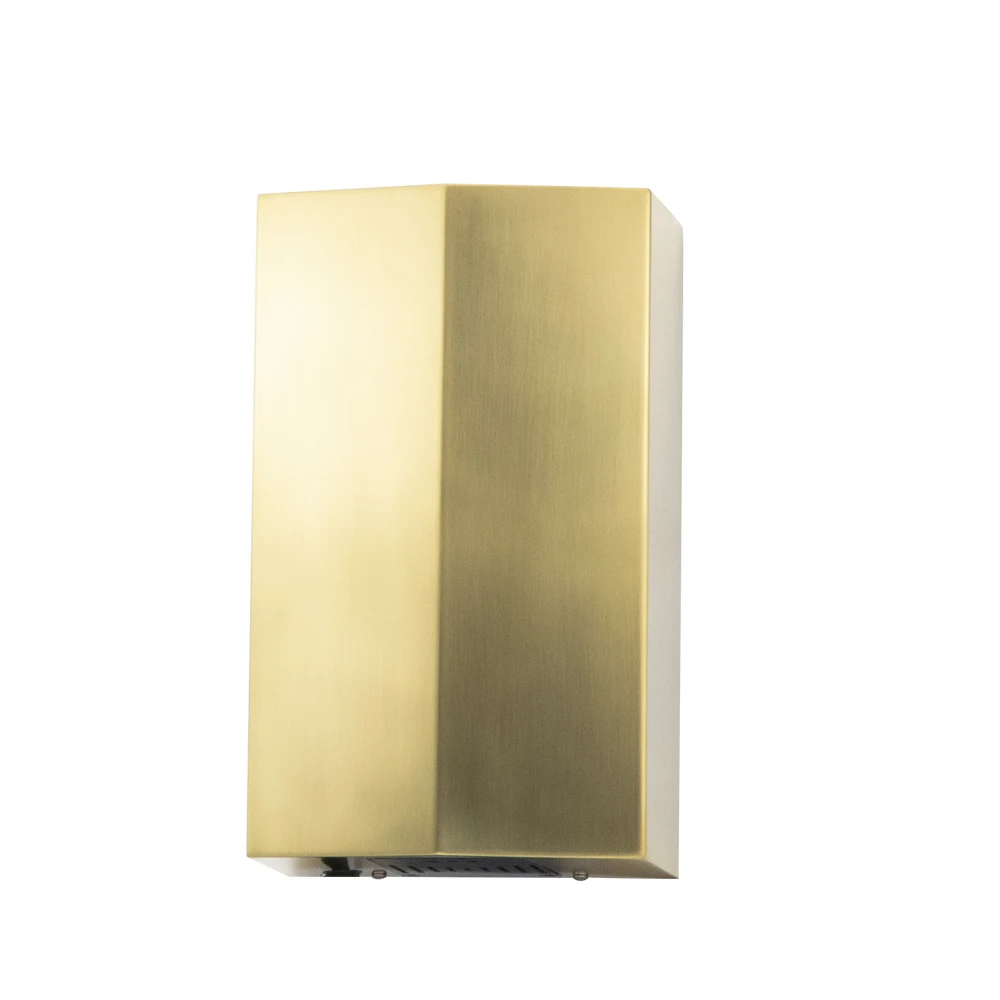 W-625S0 Stainless Steel 304 Golden Automatic High Speed Electric Hand Dryer with HEPA filter