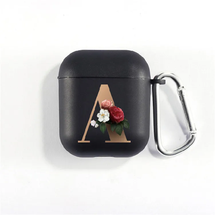 Rose gold Initials Alphabet U Protector Cover Popular Earphone Case for Airpods 3.jpg