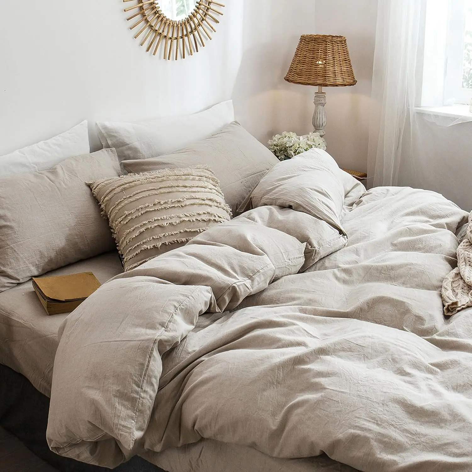 Factory Direct 100% Linen Fabric for Duvet Cover & Pillowcase Sets