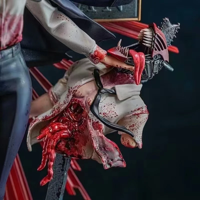 Factory Wholesale 30cm Height Chainsaw Man Makima Gk Pvc Statue Model Toy Action Figure
