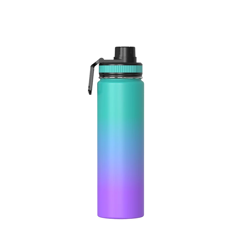 Modern 32 oz Sublimation Water Bottle - Stainless Steel Tumbler Metal Flask - Wide Mouth Double Wall Vacuum Insulated Leakproof