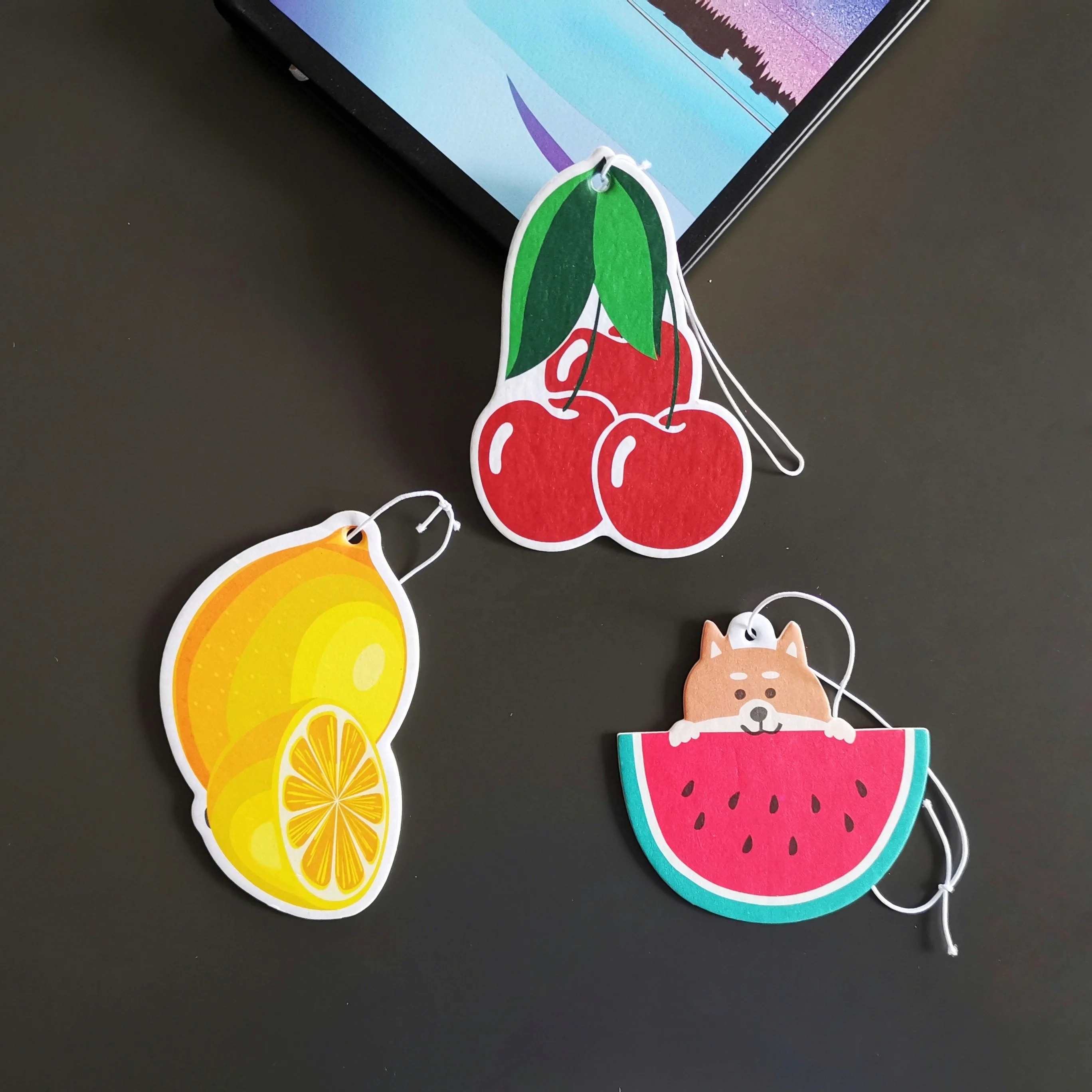 customize design designer air freshener wholesale air freshener aroma car perfume,luxury best quality  hanging paper car air