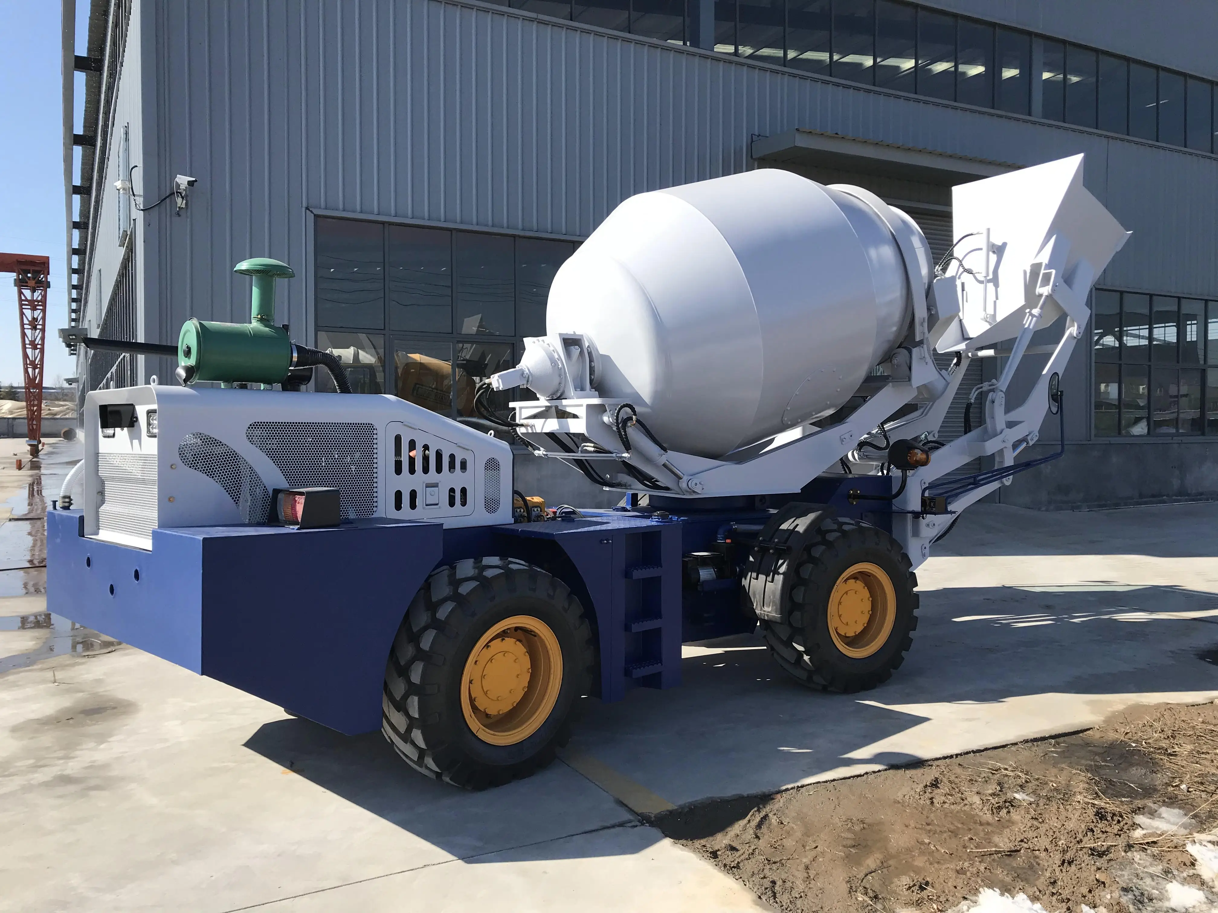 JBC 3.5 mobile diesel self loading concrete mixer in stock JBC 350 self loading concrete mixer