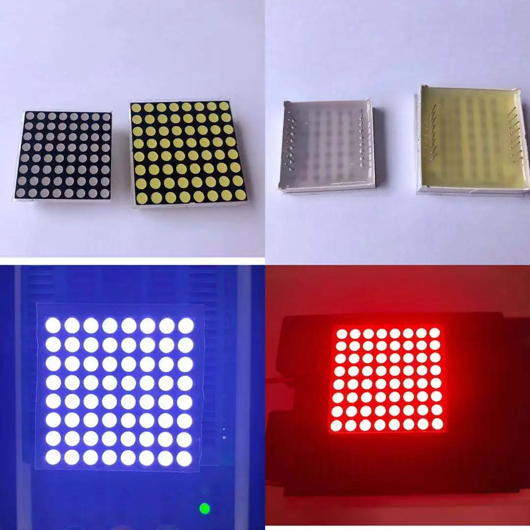 mono color led dot matrix module 8*8 dot matrix panel