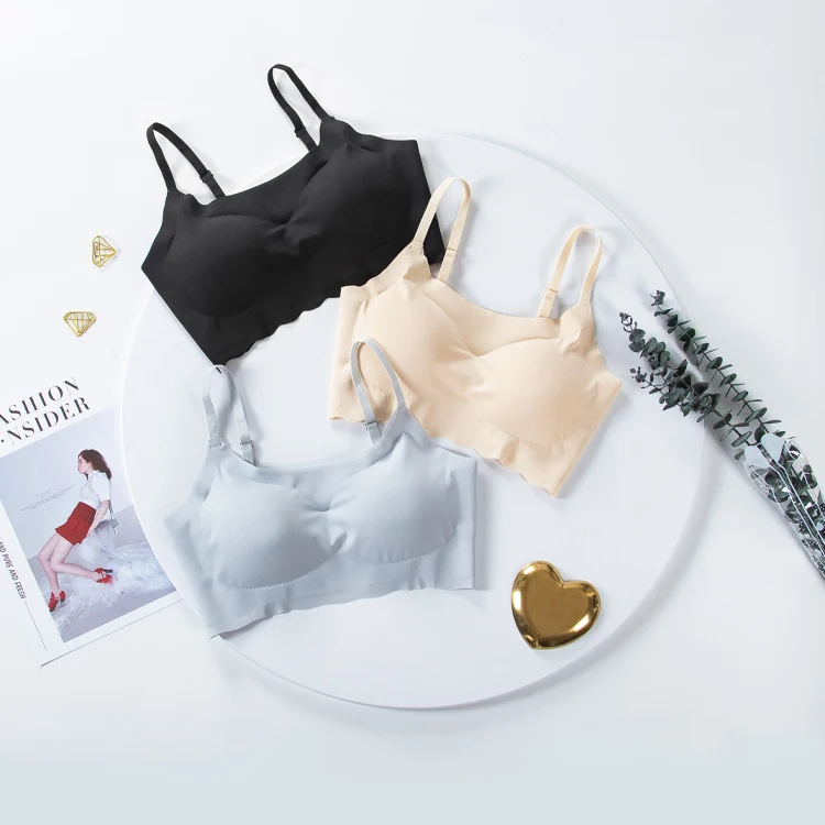 Push Up Bra Bralette Sexy Lingerie Underwear Wireless Seamless Bra Ultra Strap Padded Bras for Women