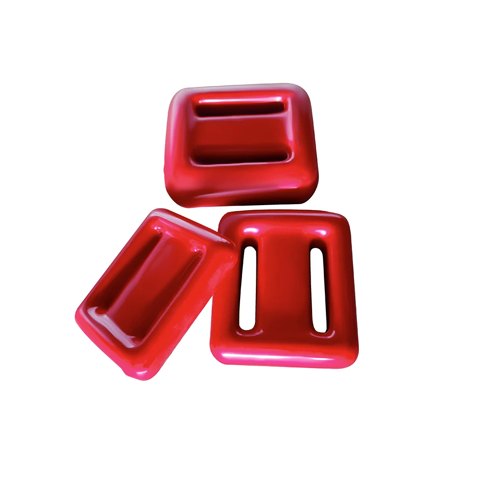 Red  PVC Coated Diving Equipment Scube Diving Weights 0.5kg-4.0kg