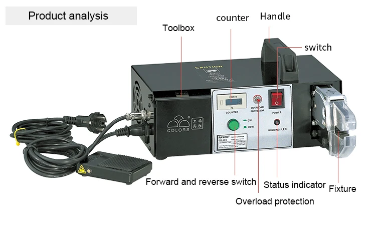 EW-10ET Top Selling Products Electrical Wire Crimper Terminal Crimping Machine