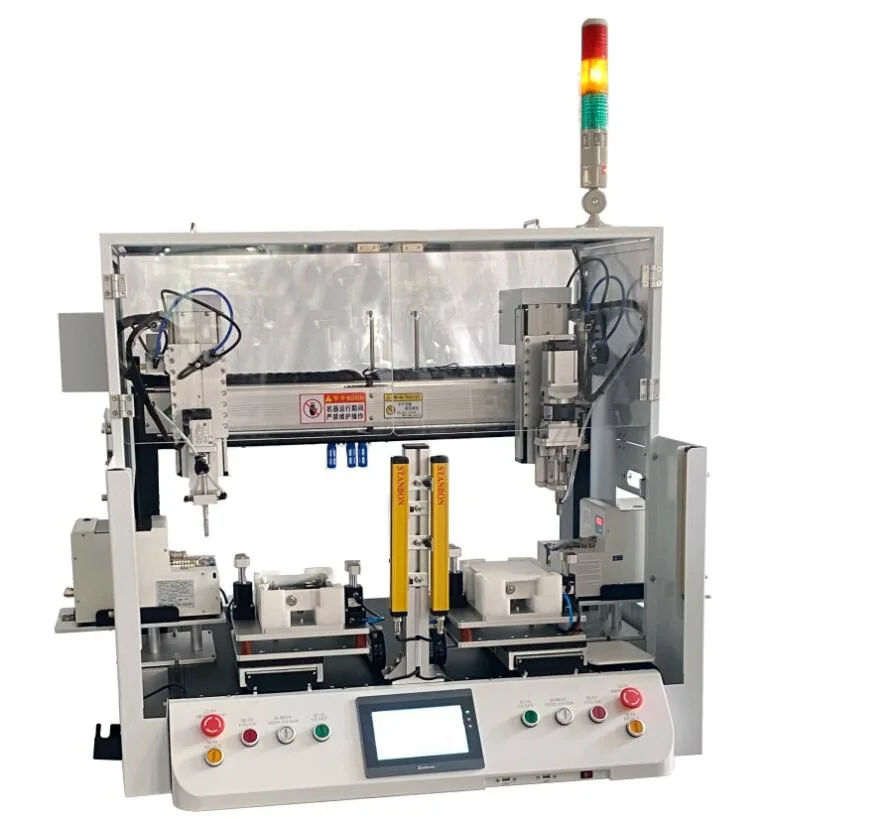 automatic feeding function automatic locking screw machine can use for battery box and pcb electronic products assembling