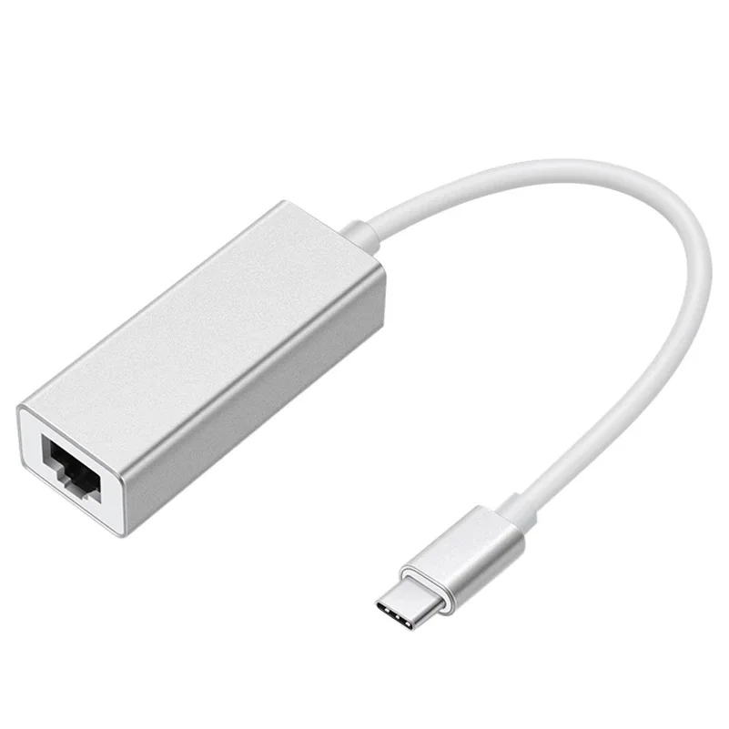 USB Type C Hub to RJ45 10/100/1000 Gigabit Ethernet Adapter Converter LAN Wired USB Network Card Adapter for Tablet