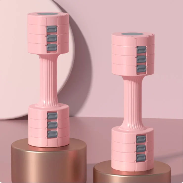 Portable Adjustable Dumbbell Set Ladies Fitness Home Small Dumbbell Thin Arm Weight Loss Equipment Children Exercise Arm Muscle