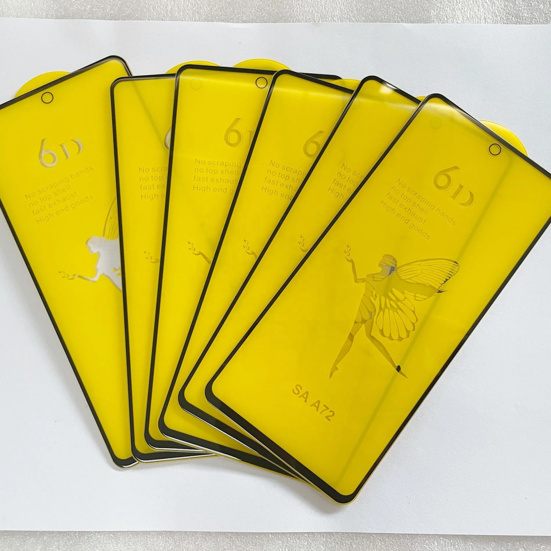 Премиум-класса, высокое качество, цена по прейскуранту завода-изготовителя 6D Ангел защитная пленка из закаленного стекла с полным покрытием экрана для Samsung A30S A51 A31S A21S