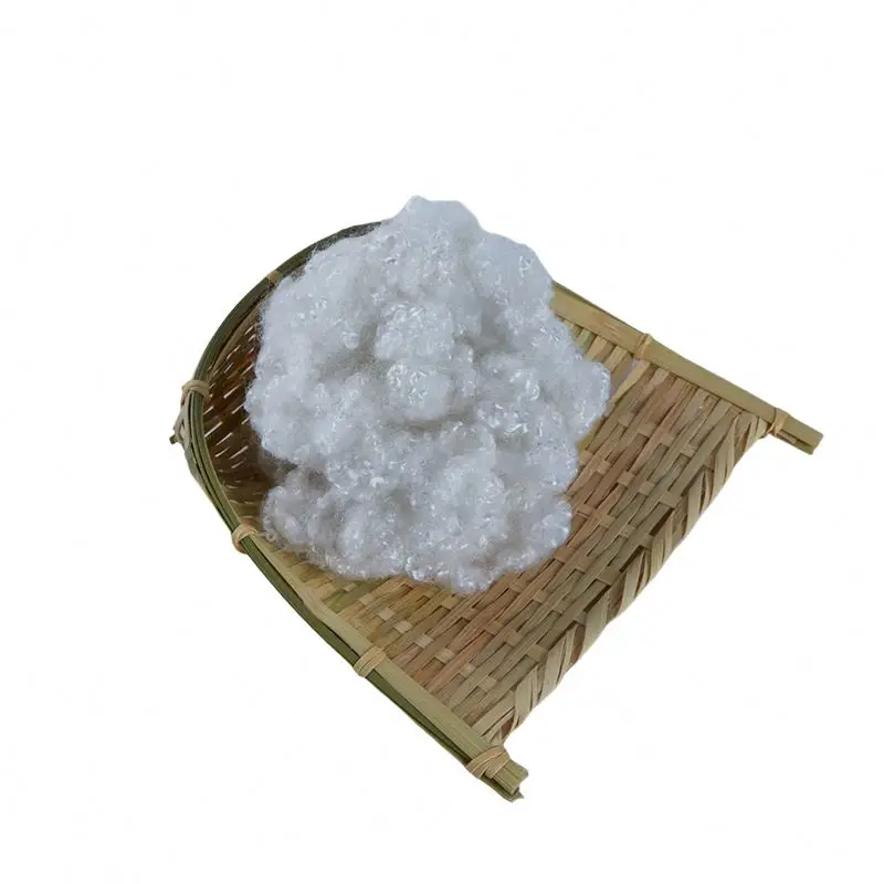 Полый внутренний наполнитель полиэфирное волокно, переработанное полиэфирное волокно, производитель 3d 7d 15d HCS