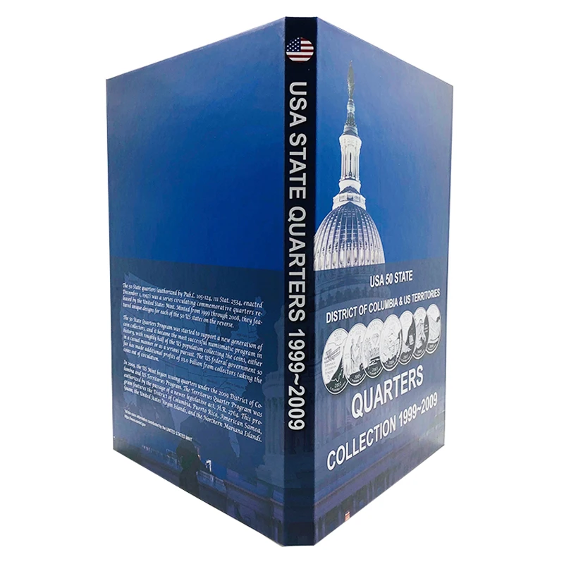  Книга для коллекции монет в твердом переплете