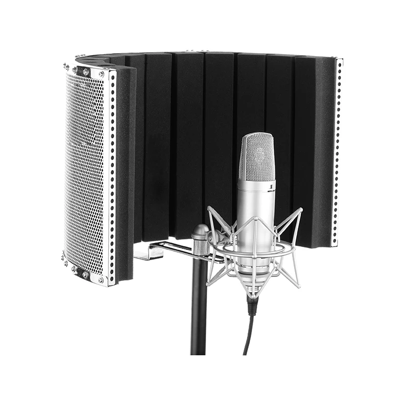 Professional Folding Sound Studio Podcast Microphone Recording Vocal Booth