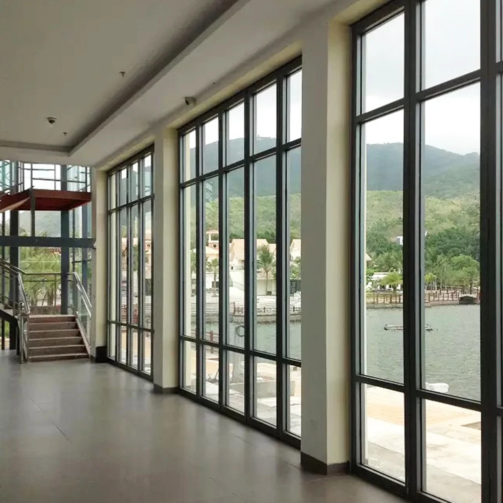 Interior aluminum sliding glass door folding doors for meeting room