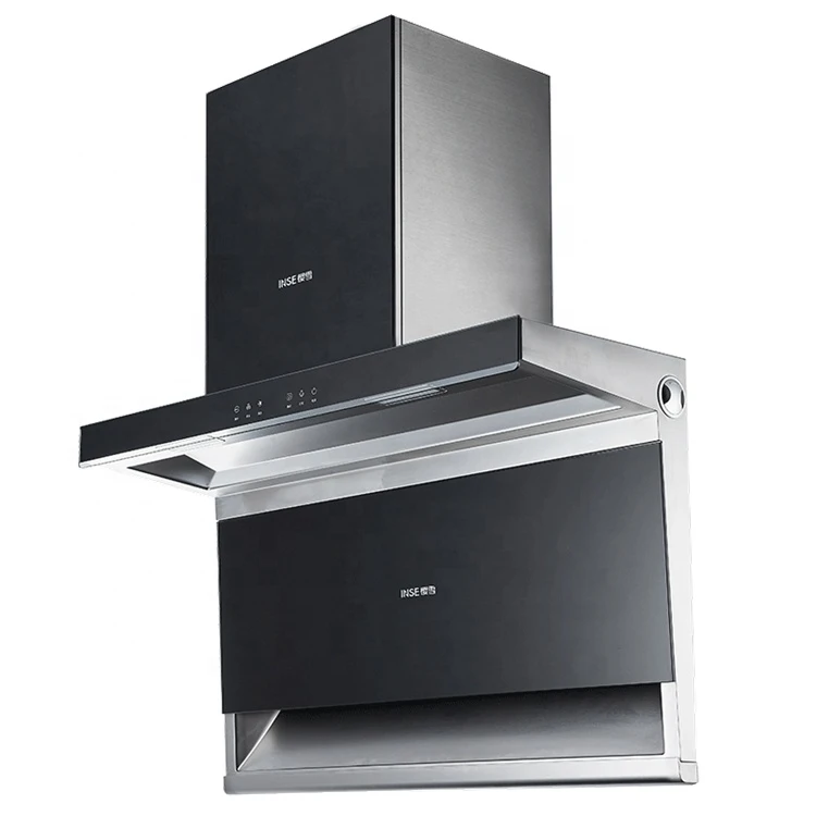 Прямая продажа с завода, кухонная вытяжка с интеллектуальным вытягивающим колпачком k1904 (B)-S, Очень Мощное всасывание, 21 м, 3 минуты, вытяжка для плиты
