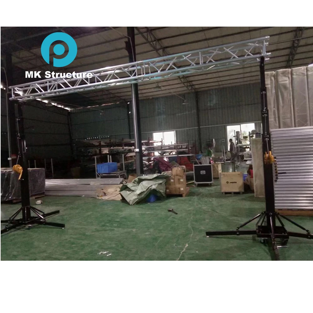 Compatible with Telescopic Lifting Towers Truss Crank Stand Used DJ Lighting Truss