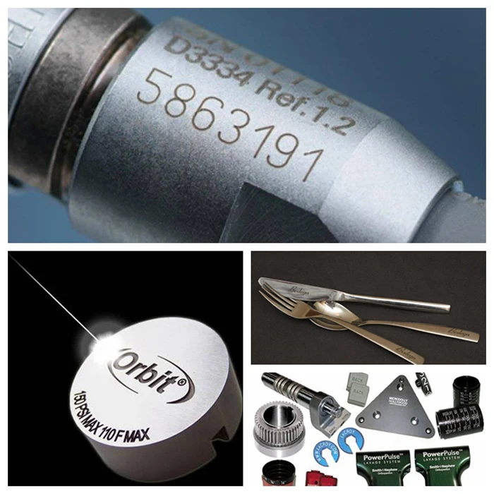 20w 30w 50w 100w  portable open type  UV laser marking/engrave machine for metal plastic glass wood