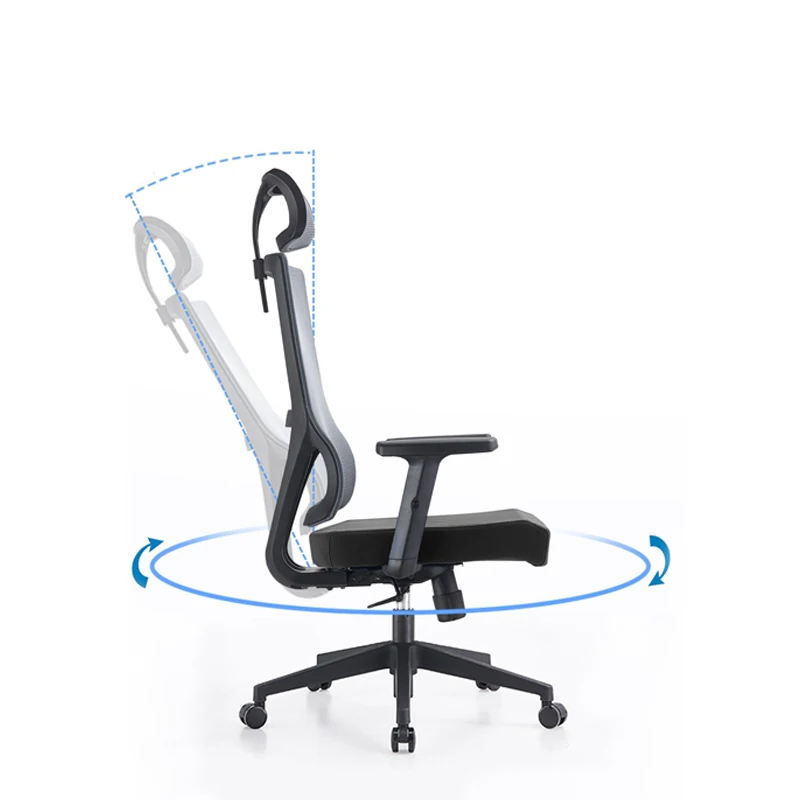 Office Furniture Commercial Adjustable Ergonomics Staff Chair Classic Office Design Customize Armrest Lift Revolving Chair