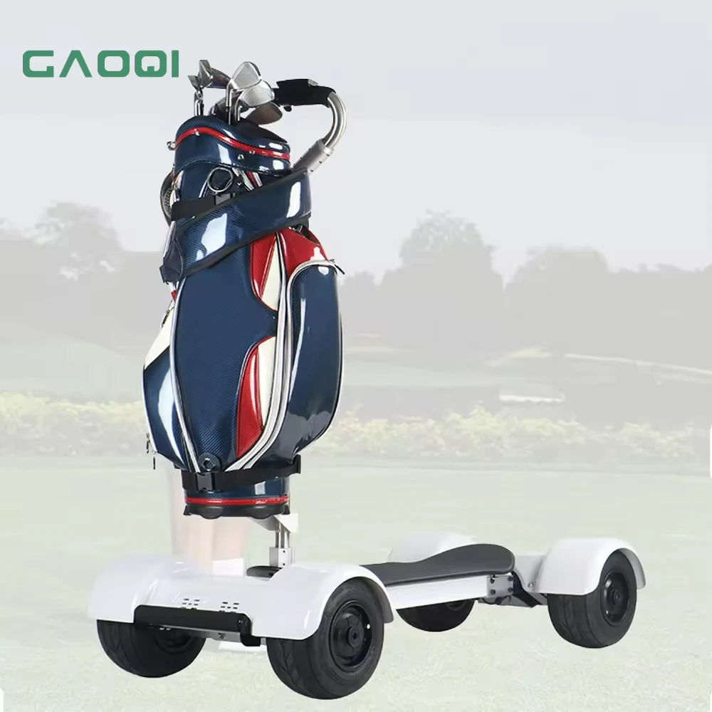 New 4 Wheel Golf Cart Trolley 1000W Electric Golf Trolley for Sale
