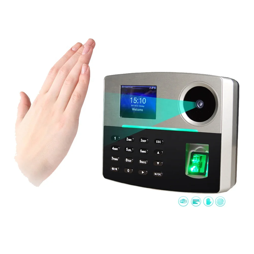 Wireless Wifi Rfid Card Reader And Biometric Fingerprint Time Attendance System Device With Built-In Battery