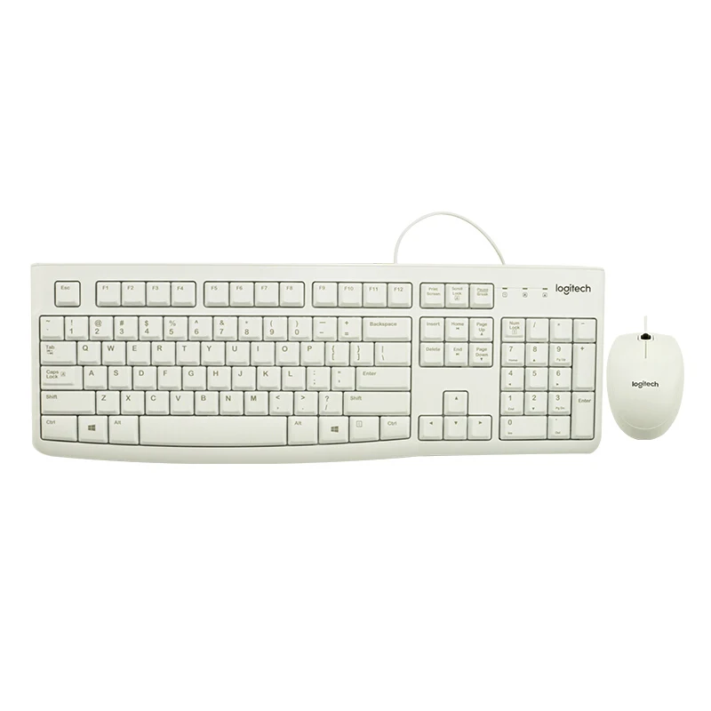 Logitech MK120 wired  classic mouse and keyboard set splash-proof design