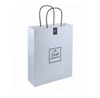 Exquisite gift portable custom logo paper bag packaging gift box