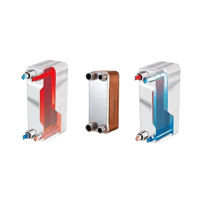 Tobel Stainless Steel SUS304/316L Hydronic Heating Brazed Plate Heat Exchanger