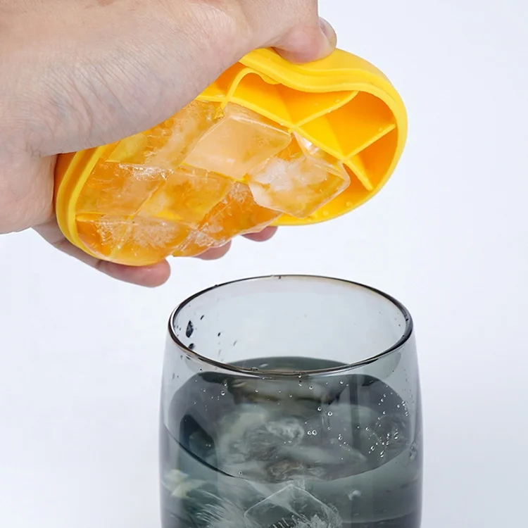 Online Food Grade Silicone Ice Cube Tray Heart Shape Ice Cube Maker Silicone Ice ball Mold