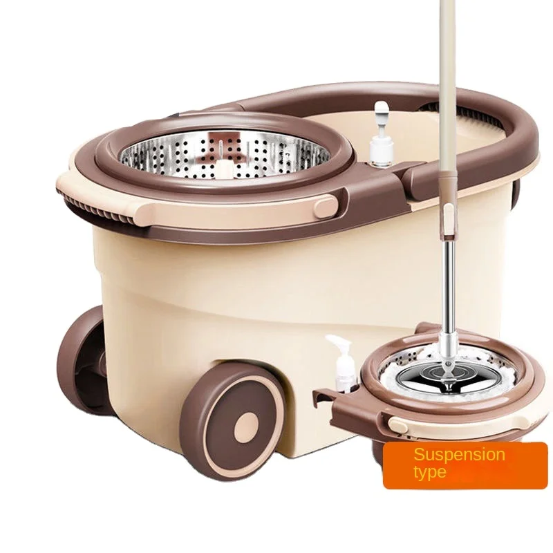 Best selling double color floor 360 degree cleaning mop rotary mop bucket with factory price