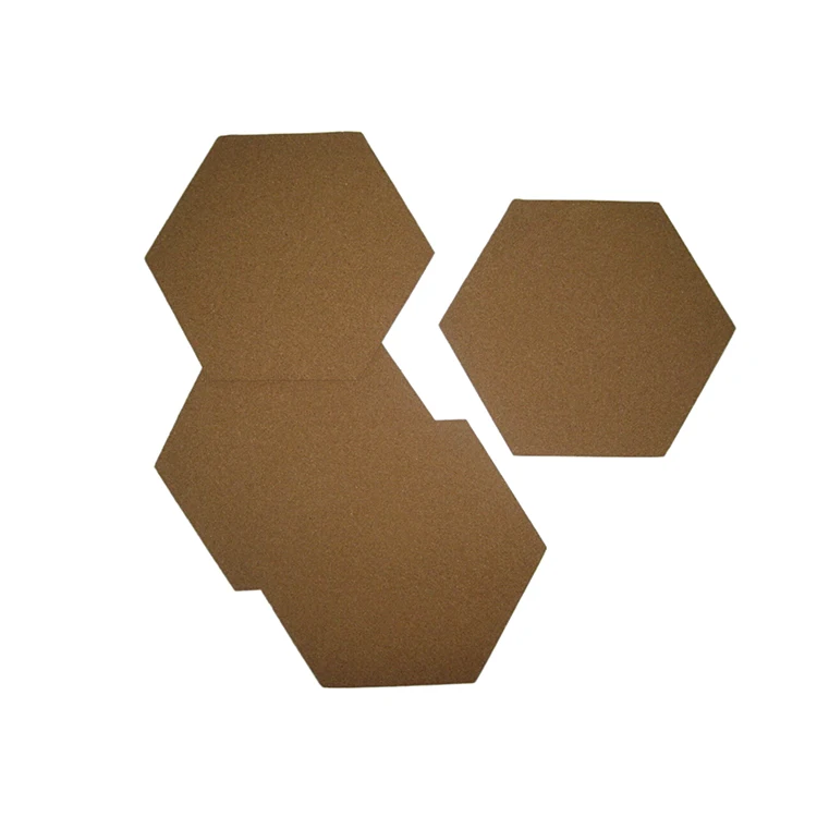 Personalised Cork Hexagon Big Felt Board Memo Board For Notes Pictures Office Home Decor