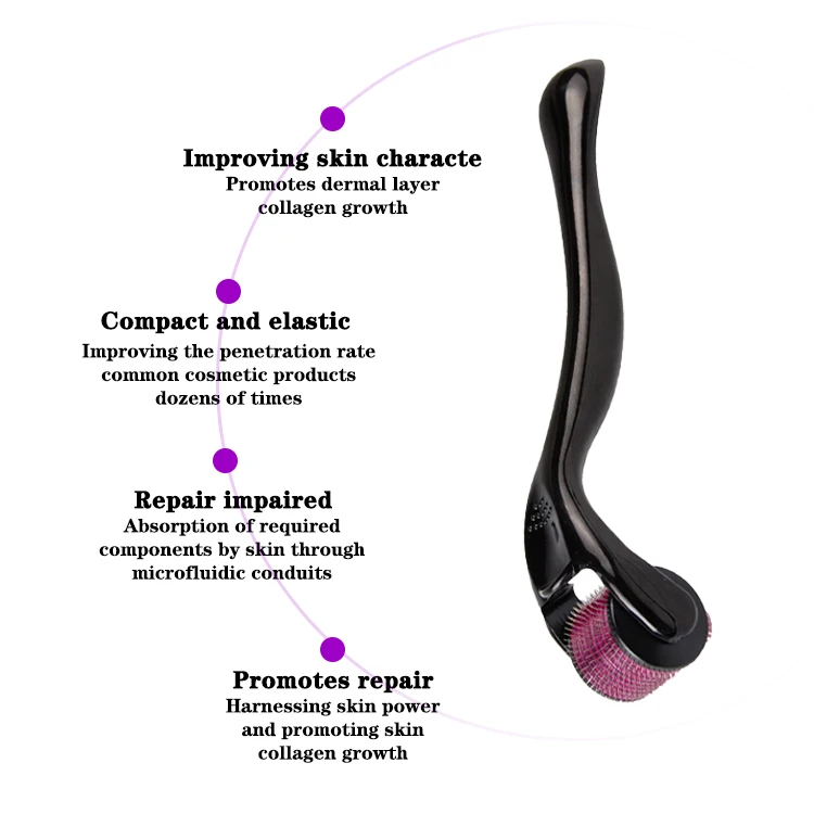 led photon therapy derma roller high quality dermarroller skin therapy derma roller for hair loss treatment mental derma roller