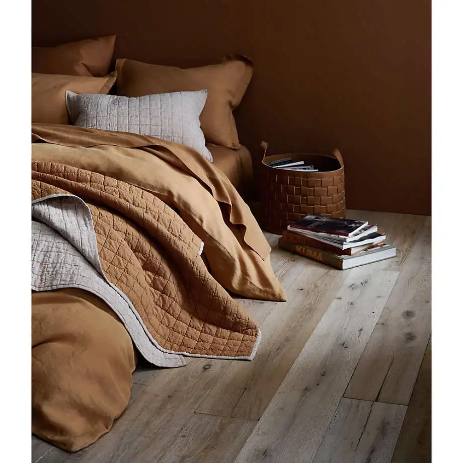 Customized luxury flax linen bedding linen duvet bedspreads set quilted duvet bedding set comforter sets bedding luxury