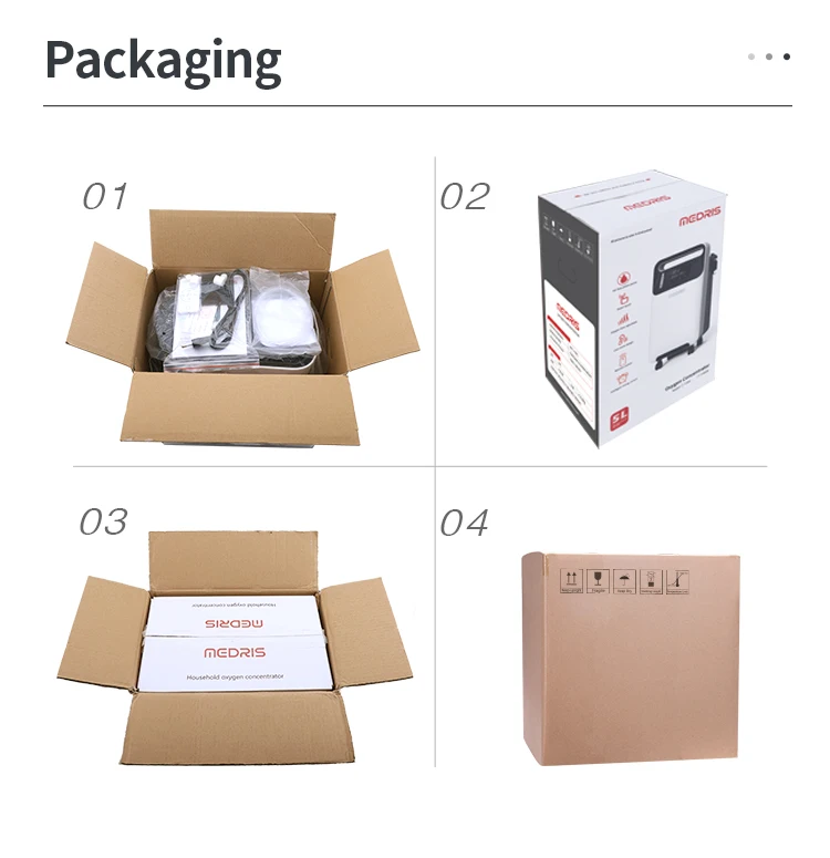 Professional Low Noise 5L Portable Oxygen Generator Oxygen Concentrator for Household Hospital