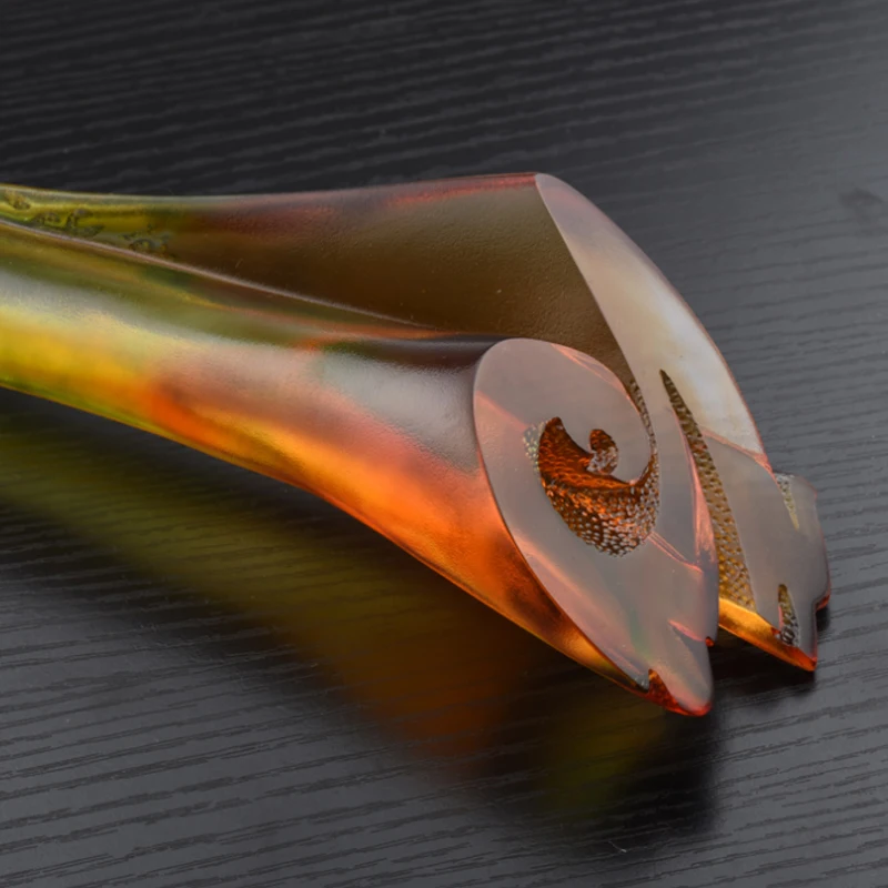 Jadevertu liuli decennial award trophy for the tenth 10th anniversary crystal awards glass trofeos